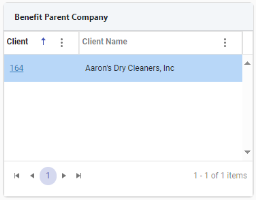 Benefit Parent Company Widget
