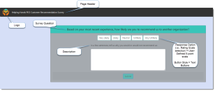 Custom Email Template Survey Layout with Field Name Callouts