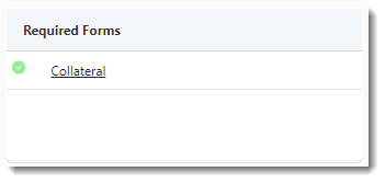 Required Forms Widget
