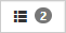 Example Open Workspaces Button with Two Associated Workspaces Indicated on Counter Badge