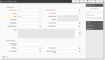 Leave of Absence Module Dataform