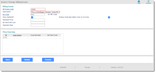 PrismHR Claim Deductible Billing Event Example