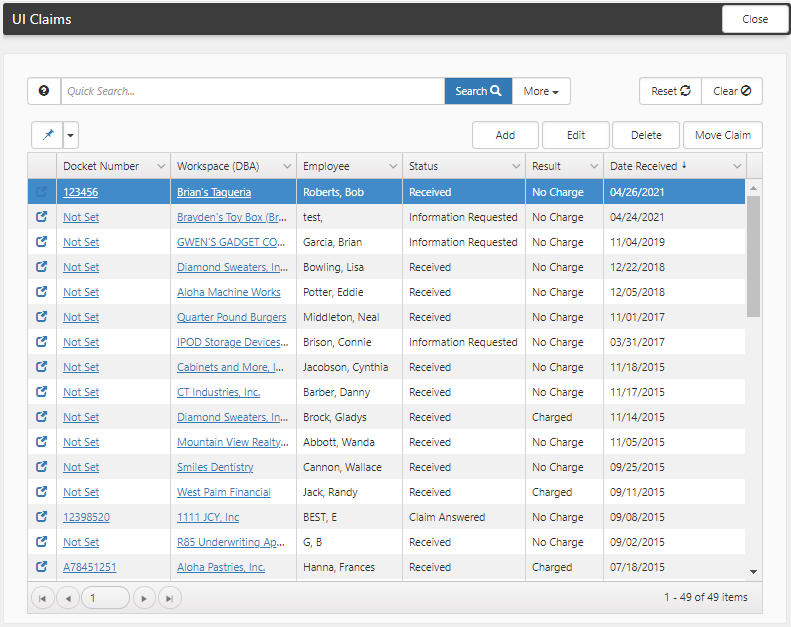 Managing Unemployment Claims